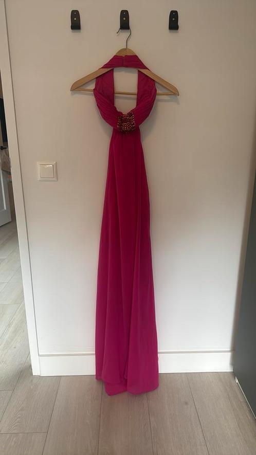 H&M galajurk, bruidsmeisjes jurk, roze, open rug, embellishe, Kleding | Dames, Gelegenheidskleding, Zo goed als nieuw, Galajurk