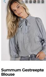 Summum blouse met strik NIEUW, Kleding | Dames, Blouses en Tunieken, Nieuw, Summum Woman, Grijs, Maat 36 (S)