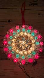 Mooie vintage verlichte kerstkrans, Ophalen of Verzenden, Gebruikt
