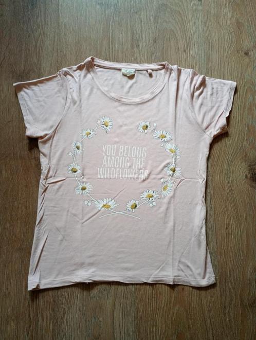 Lichtroze Tshirt mt S, Kleding | Dames, T-shirts, Gedragen, Maat 36 (S), Roze, Korte mouw, Ophalen of Verzenden