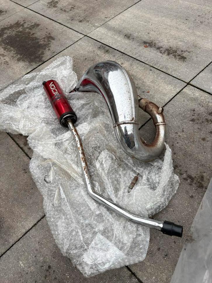 Brommer Uitlaat Voca, Fietsen en Brommers, Brommeronderdelen | Algemeen, Gebruikt, Uitlaat, Ophalen