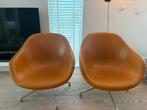 Hay AAL 81 cognac leren fauteuils, Huis en Inrichting, Fauteuils, Ophalen, Gebruikt, Leer, 75 tot 100 cm