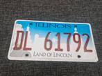 ILLINOIS kentekenplaat USA nummerbord Nummerplaat License, Ophalen of Verzenden, Gebruikt, Auto's