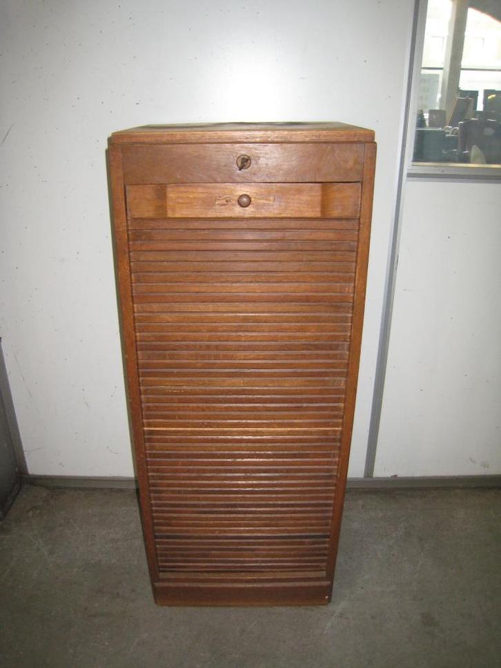 Antieke eiken archiefkast, Huis en Inrichting, Kasten | Overige, Gebruikt