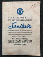 Catalogus+prijslijst sanitair 1953 gebr. van Campen Nijmegen, Verzenden, Gebruikt, Overige typen