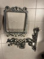 Metalen Lijst met Paard en Wagen, Ophalen, Gebruikt, Metaal of Aluminium, Minder dan 50 cm