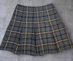 Vintage Grijze Geblokte rok maat M, Kleding | Dames, Rokken, Maat 38/40 (M), Verzenden, Zo goed als nieuw, Grijs