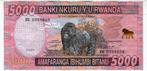 Rwanda 5000 Frank 2014 vf, Verzenden, Overige landen