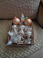 11 Oude Glazen Kerstballen / Ornamenten  ** Mimosa **, Ophalen of Verzenden