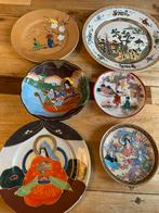 ❤️ 6 antieke Japanse porseleinen borden, Antiek en Kunst, Ophalen of Verzenden