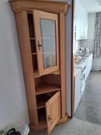 hoekkast licht eiken, Ophalen, Met deur(en), 150 tot 200 cm, Eikenhout