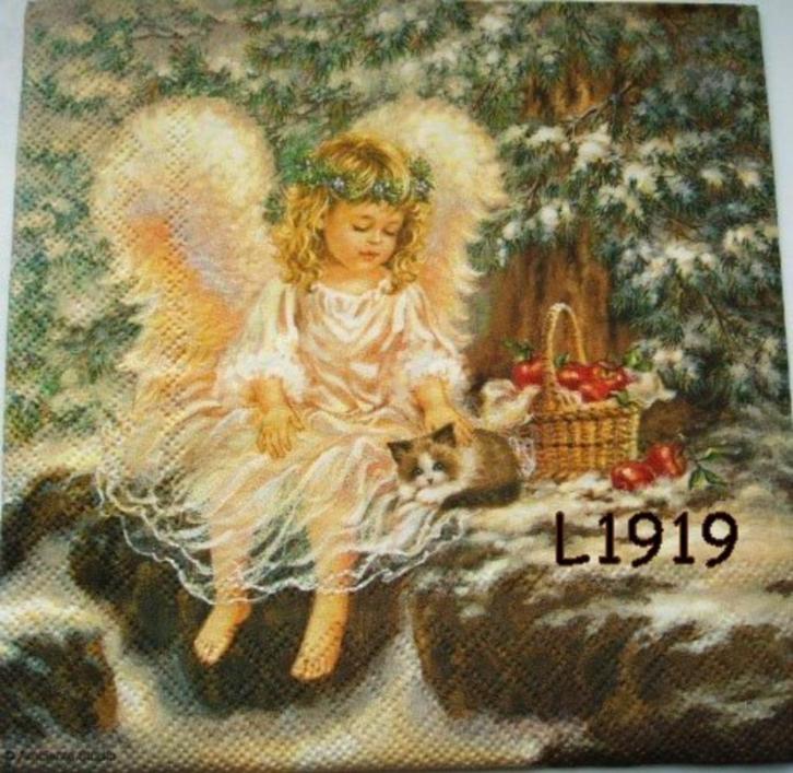 Servetten decoupage/bullet journal – KERST/Winter – L1919, Hobby en Vrije tijd, Knutselen, Nieuw, Materiaal, Verzenden