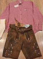 Lederhose 48 overhemd kousen oktoberfeest, Ophalen of Verzenden, Nieuw, Maat 48/50 (M), Marjo