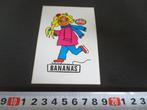 sticker strip Del Monte BANANAS schaatsen 1223 *, Verzamelen, Ophalen, Zo goed als nieuw, Bedrijf of Vereniging