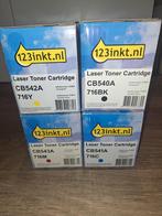 Toner Set - CB540A, CB541A, CB542A, CB543A, Ophalen of Verzenden, Nieuw, Toner, 123inkt.nl