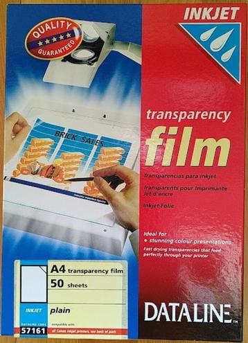 Transparanten voor inktjetprinter beschikbaar voor biedingen