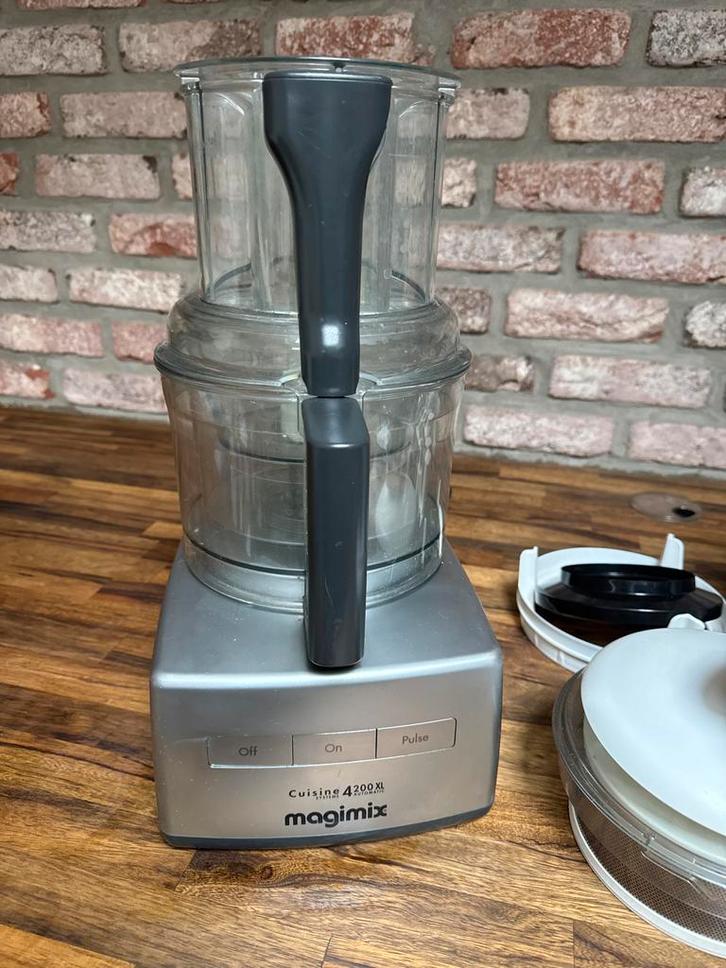 Magimix Cuisine Systems 4200XL - met heel veel extra’s, Witgoed en Apparatuur, Keukenmixers, Zo goed als nieuw, 4 liter of meer