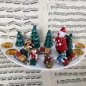 Houten tafereel uit Duitsland 32x15x12 cm ertsgebergte beschikbaar voor biedingen