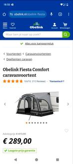Obelink Fiesta Comfort caravanvoortent, Caravans en Kamperen, Tenten, Ophalen, Gebruikt