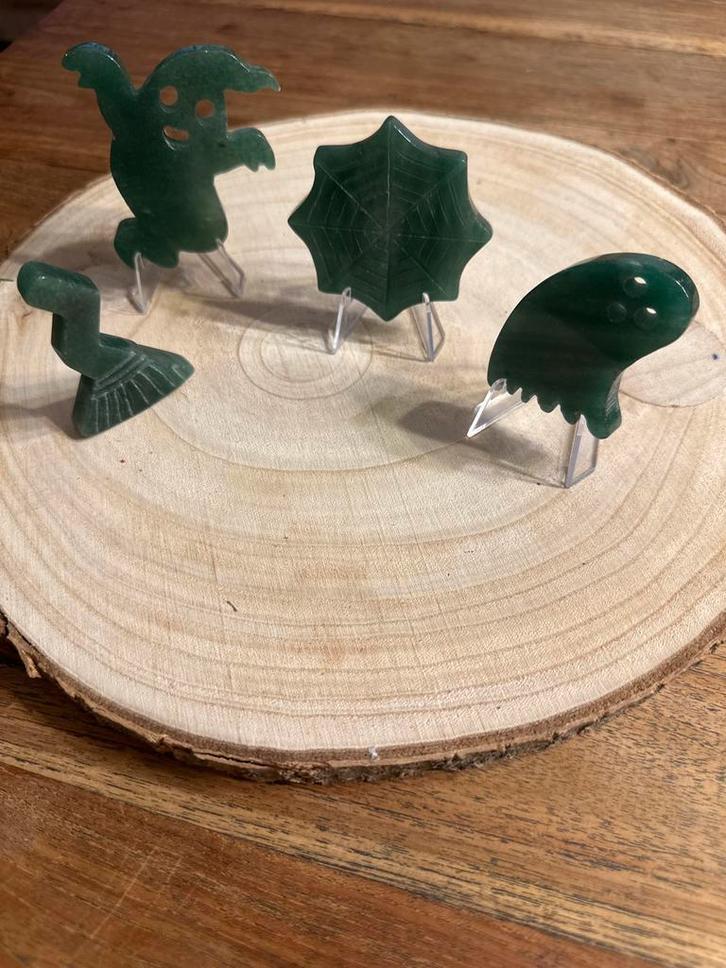 Edelstenen Decoratie Sint Maarten griezel set 4-delig, Antiek en Kunst, Kunst | Beelden en Houtsnijwerken, Ophalen of Verzenden