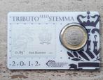 Coincard San Marino 1 euro 2012 incl. € 0,85 zegel., Ophalen