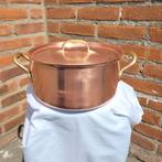 Inocuivre Dikwandige koperen horeca pan soeppan hapjespan, Huis en Inrichting, Ophalen of Verzenden, Gebruikt, Rvs, Koekenpan of Braadpan