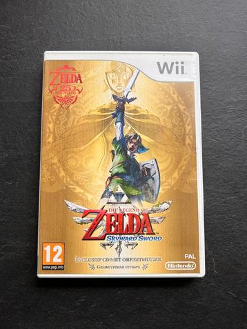 Nintendo Wii Skyward sword en muziek cd beschikbaar voor biedingen