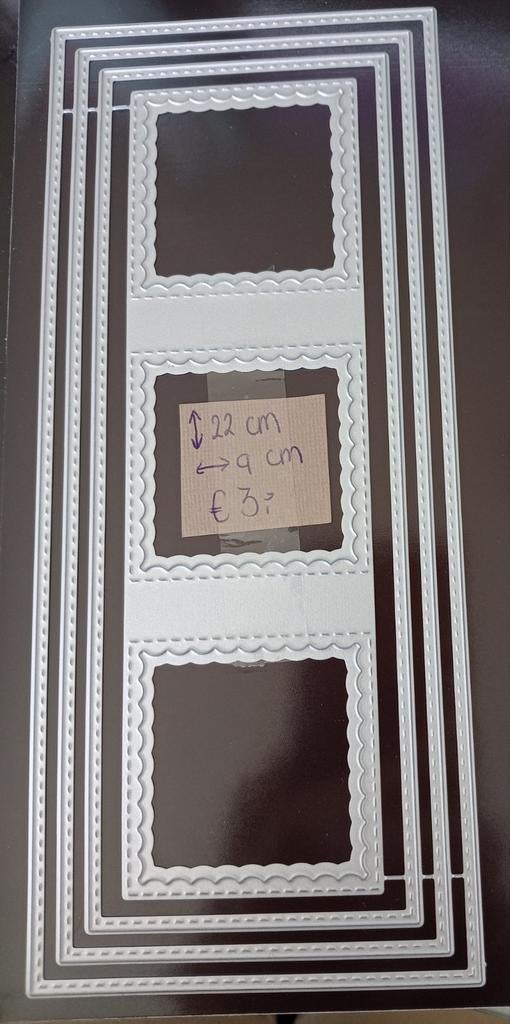 Diverse snijmallen, Hobby en Vrije tijd, Scrapbooking, Ophalen of Verzenden, Zo goed als nieuw, Frame of Mal