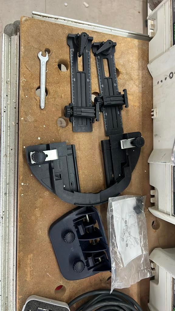 Festool domino df 500 set, Ophalen of Verzenden, Zo goed als nieuw, Elektrisch, Bovenfrees