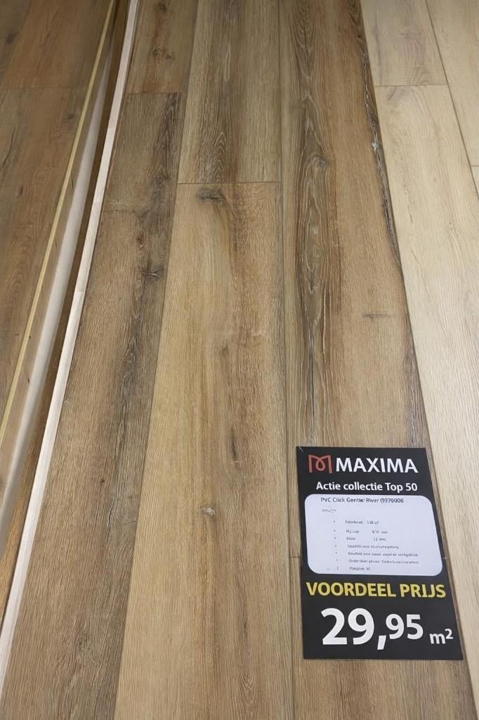 PVC click Coretec kleur 029008, Ophalen, Bruin, 75 m² of meer, Overige typen