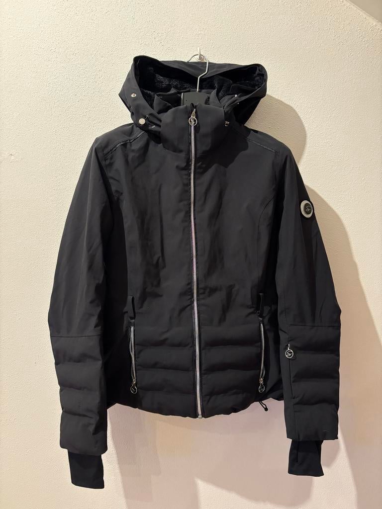 McKinley dames skijas maat M met riem en bontkraag, Ophalen, Zo goed als nieuw, Maat 38/40 (M), Jack