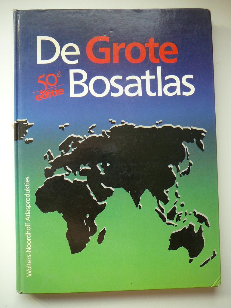 de grote bosatlas, 50e editie, Boeken, Atlassen en Landkaarten, Bosatlas, 2000 tot heden, Ophalen of Verzenden, Zo goed als nieuw