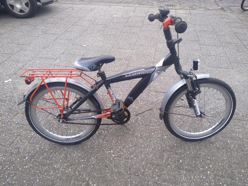 Gebruikte Jongensfiets 20 inch Alpina nieuwe set Verlichting, Ophalen of Verzenden, Gebruikt