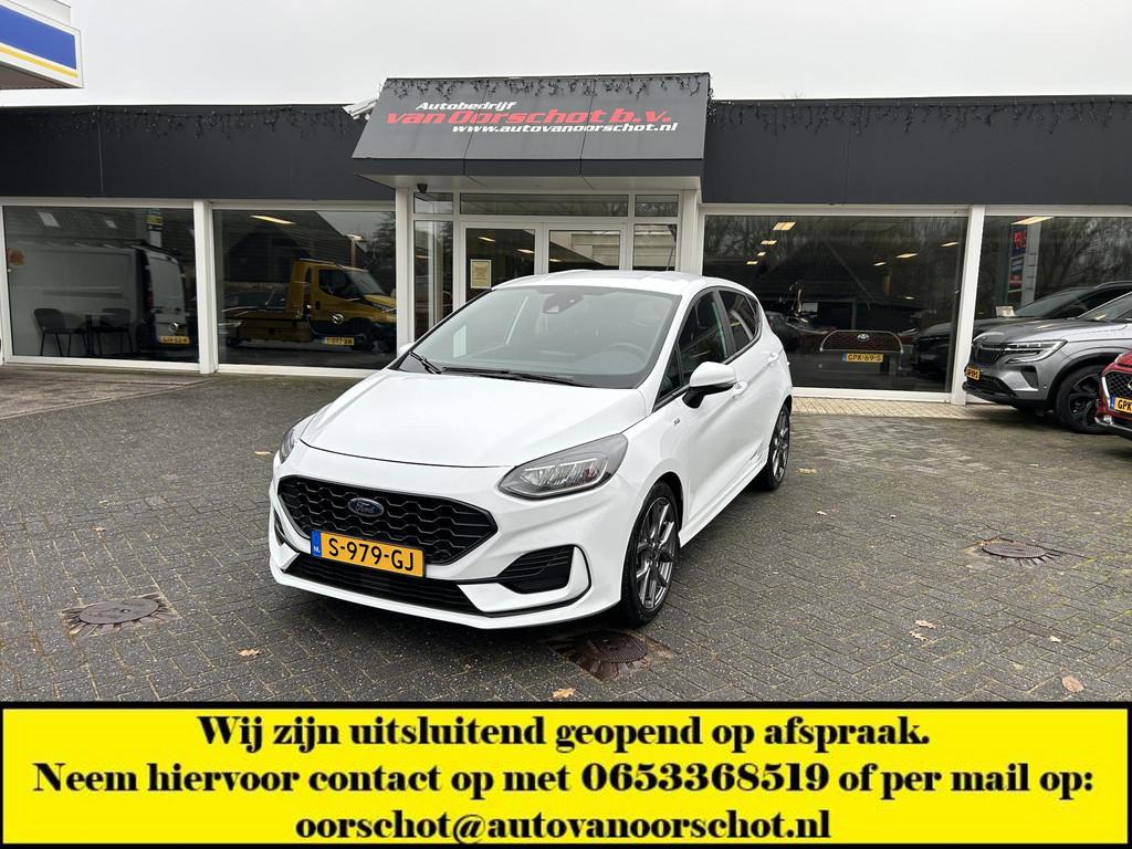 Ford Fiesta 1.0 EcoBoost Hybrid ST-Line, Euro 6, Wit, 19 km/l, Hybride Elektrisch/Benzine