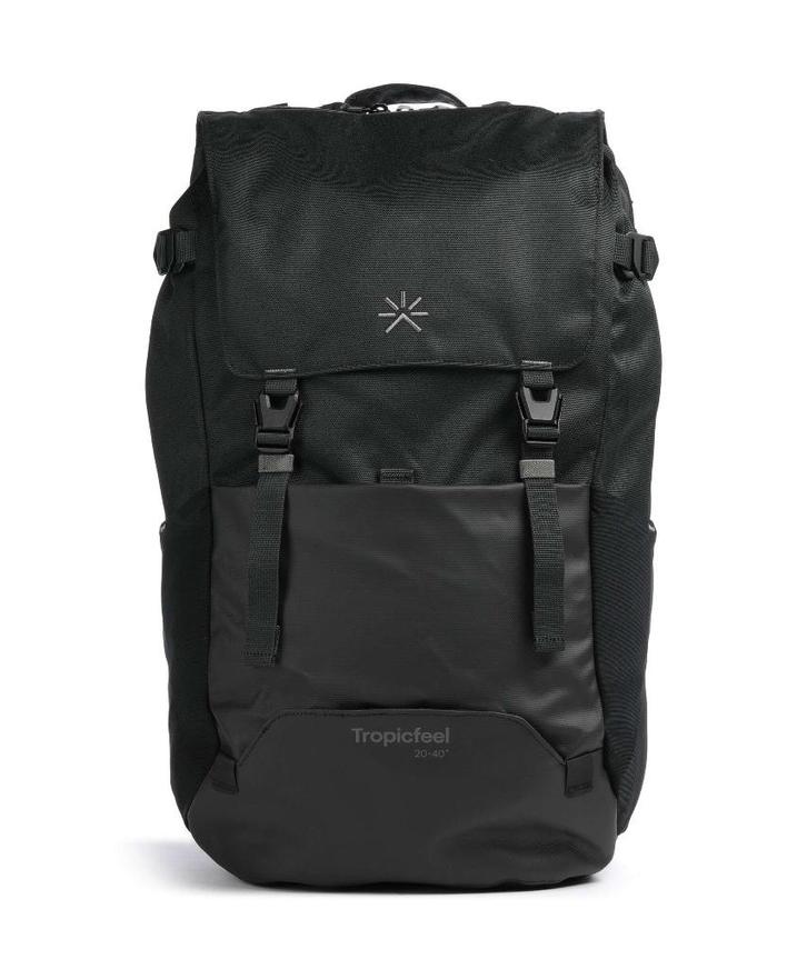 Tropicfeel Shell All Black - Backpack 20L - uitbreidbaar 40L, Sport en Fitness, Bergsport en Wandelen, Zo goed als nieuw, Rugzak