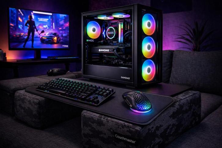 COMPLETE GAMING SET  RTX PC + RGB + Draadloos + Couch Setup, Spelcomputers en Games, Games | Pc, Zo goed als nieuw, Overige genres
