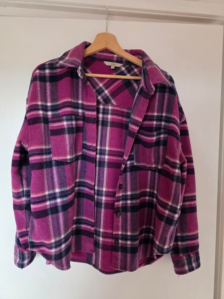 Dames Clockhouse houthakker overhemd maat 36 roze overcoat, Kleding | Dames, Blouses en Tunieken, Zo goed als nieuw, Maat 36 (S)