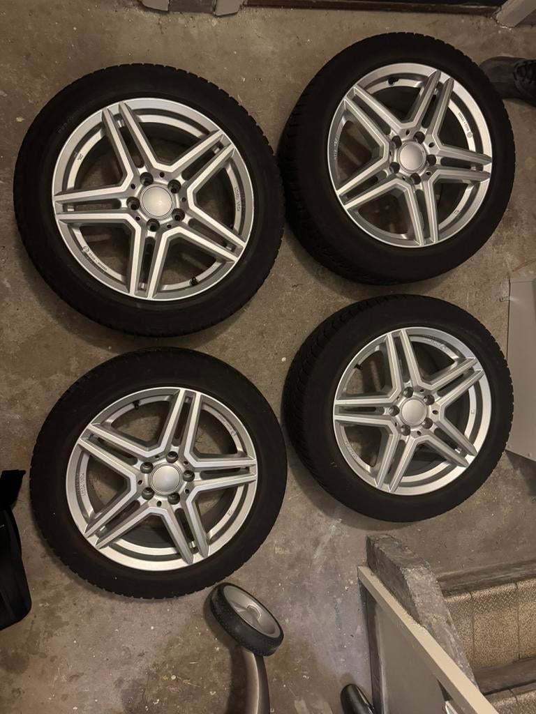 255-50-17 WINTERBANDEN GOOD YEAR ULTRA GRIP MET VELGEN 17, 255 mm, 17 inch, Winterbanden, Ophalen of Verzenden