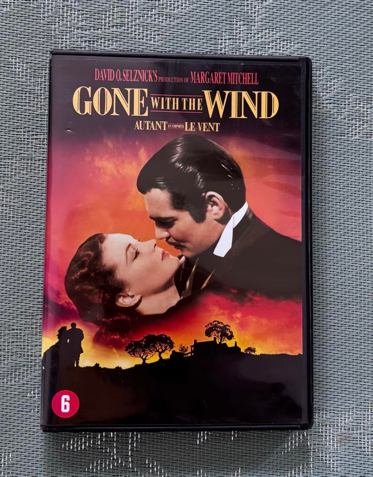 Gone With The Wind DVD, Vanaf 6 jaar, Ophalen of Verzenden, Gebruikt, Drama