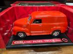 GMC Panel Truck rood 1950 die cast Mira schaal 1:18, Overige merken, Auto, ., Ophalen of Verzenden
