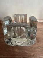 Glazen Rechaud-warmhouder voor waxinelicht, Huis en Inrichting, Ophalen of Verzenden, Zo goed als nieuw, Rond, Glas