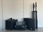 Complete speakerset - (DAP, JB Systems) - incl. statief, Audio, Tv en Foto, Luidsprekers, Gebruikt, Complete surroundset, 120 watt of meer