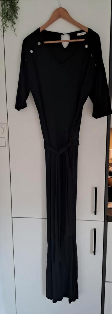 ZGAN Zwarte dames jumpsuit maat 42 van ANNA van Toor, Kleding | Dames, Jumpsuits, Zo goed als nieuw, Maat 42/44 (L), Zwart, Ophalen of Verzenden