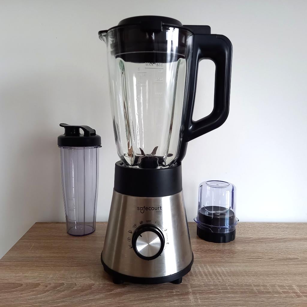 Smoothie maker / blender van Safecourt + extra's + garantie, Ophalen, Zo goed als nieuw, Blender