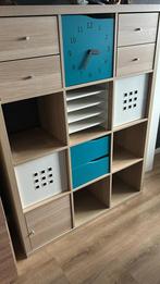 Ikea vakkenkast met inzetten, Ophalen, Zo goed als nieuw, Minder dan 150 cm, Minder dan 100 cm