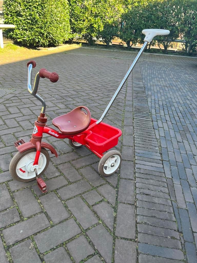 Italtrike driewieler met afneembare duwstang, Ophalen, Gebruikt