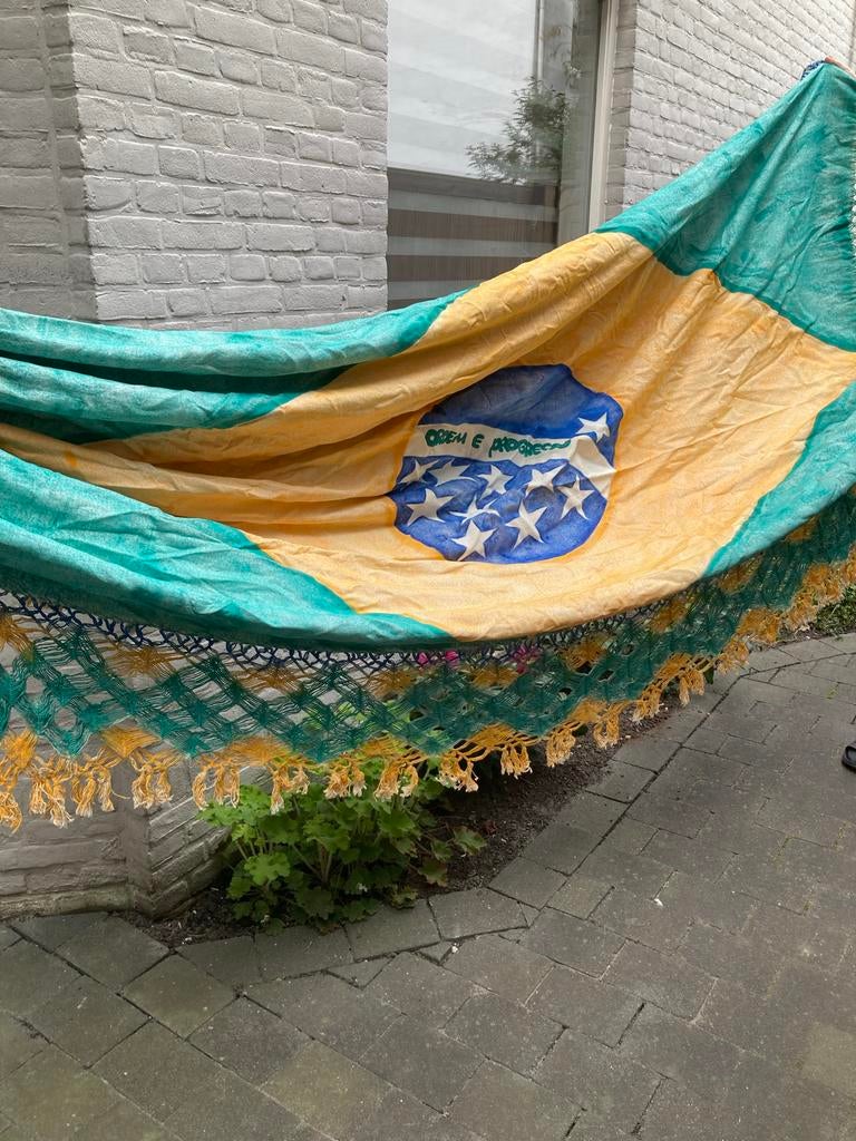 Originele Braziliaanse hangmat - Comfort en stijl, Ophalen, Gebruikt, Eenpersoons, Binnen