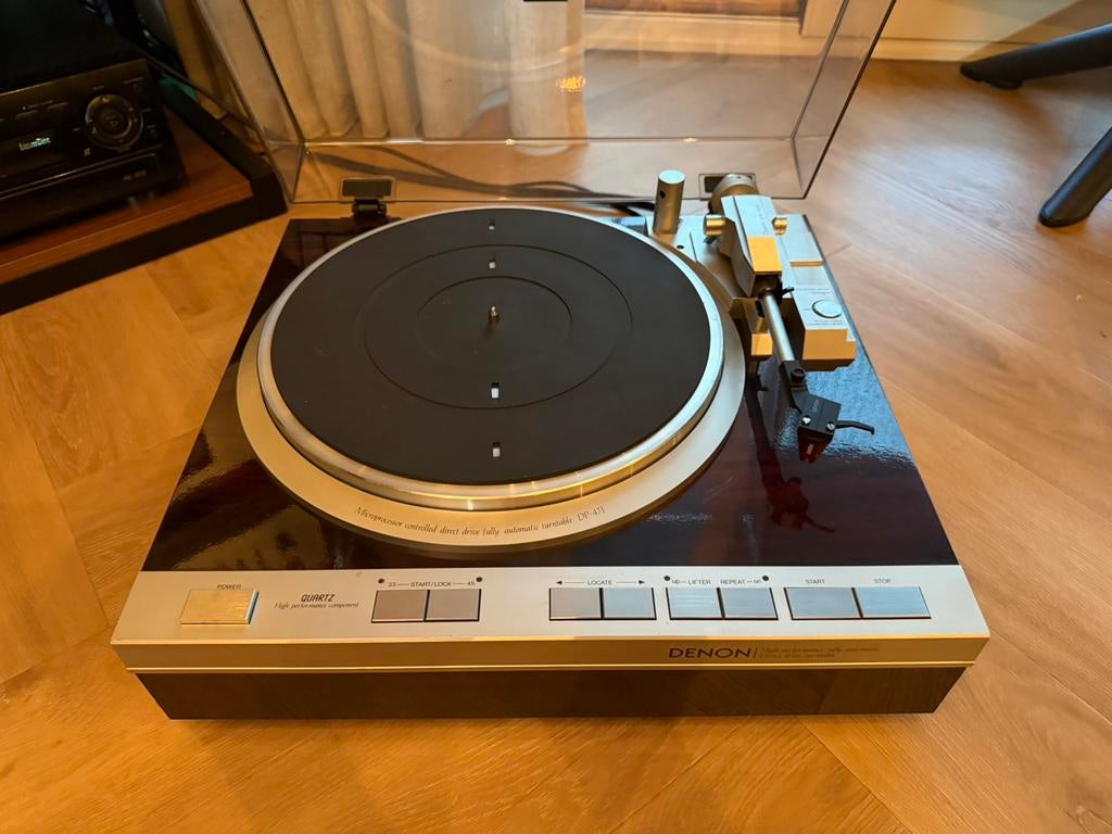 Denon DP-47F vol automaat met Ortofon Red element, Audio, Tv en Foto, Platenspelers, Gebruikt, Automatisch, Platenspeler, Ophalen