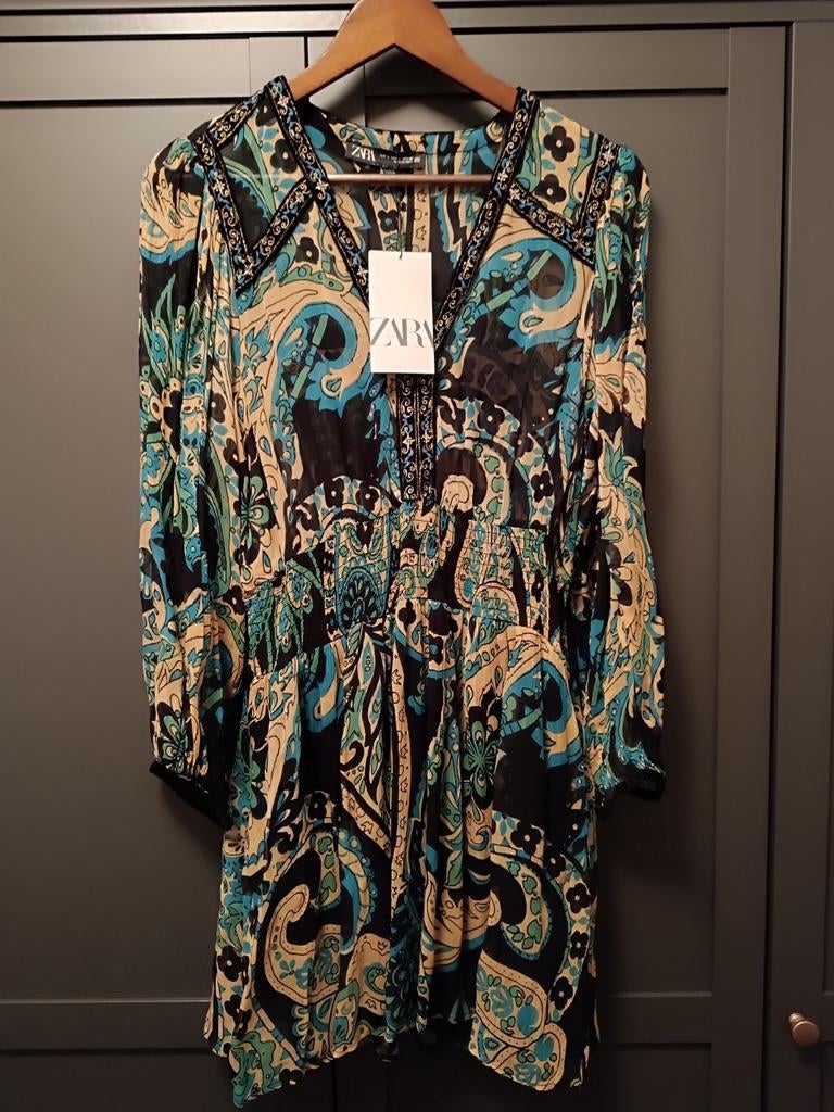 Zara jurk L nieuw, Zara, Maat 42/44 (L), Nieuw, Ophalen of Verzenden
