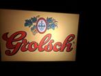 Grolsch lichtbakje met oude logo, Ophalen of Verzenden, Zo goed als nieuw, Lichtbak of (neon) lamp